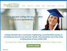 Tablet Screenshot of collegefinancingcoach.com